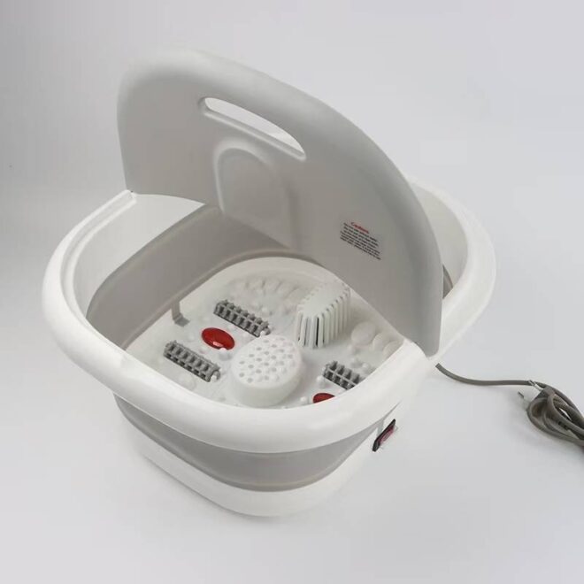 Electric Folding Footbath Gray