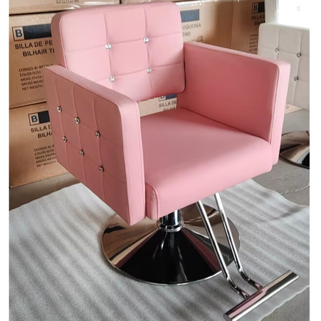 Salon/Barber Chair for Hairdresser/Home Hairdresser pink
